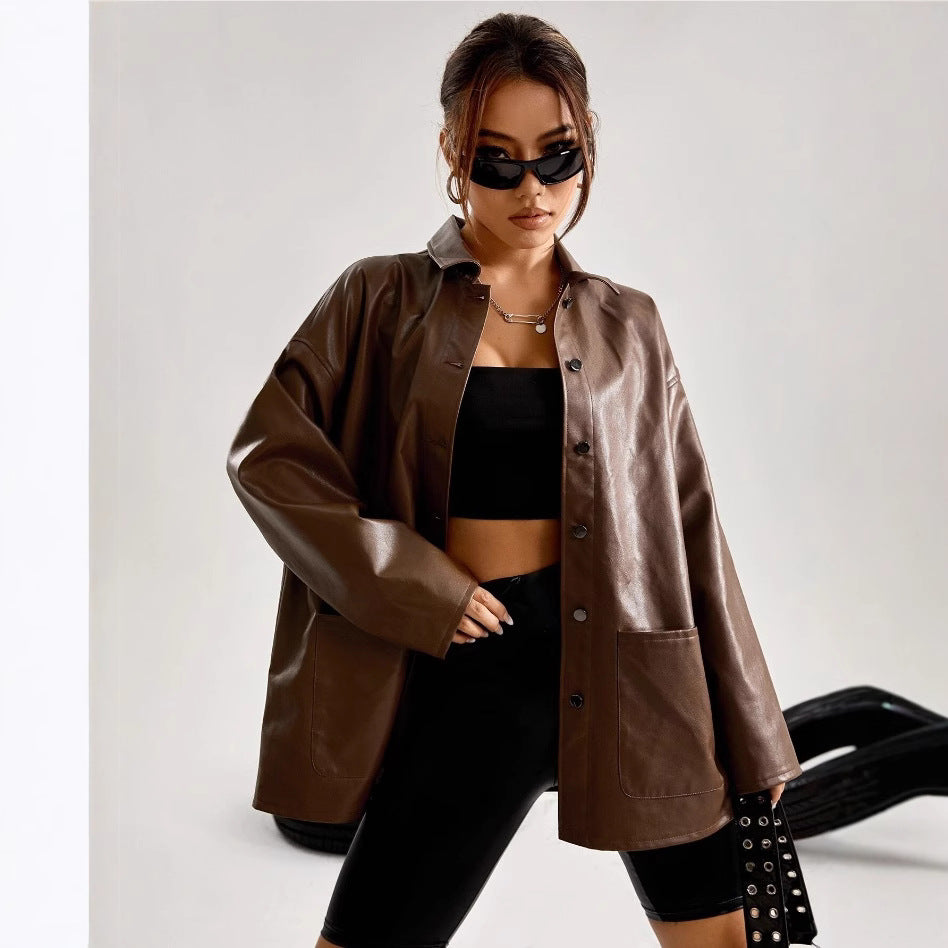 Damen Modische Oversized jacke EB