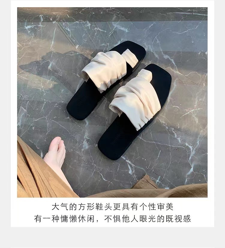 Damen Slipper mit strukturiertem Obermaterial und bequemer Fußbettgestaltung EB