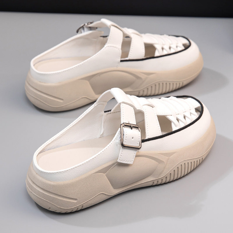 Damen Sportliche Clogs mit verstellbarem Riemen und atmungsaktiver Obermaterialstruktur EB