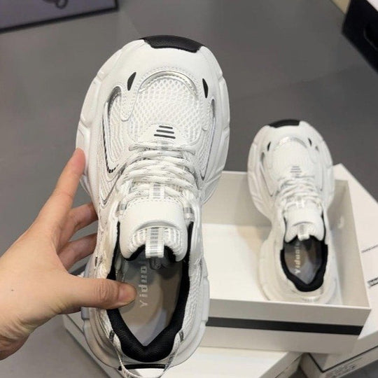 Damen Sportliche Laufschuhe mit atmungsaktivem Mesh und stoßdämpfender Sohle EB
