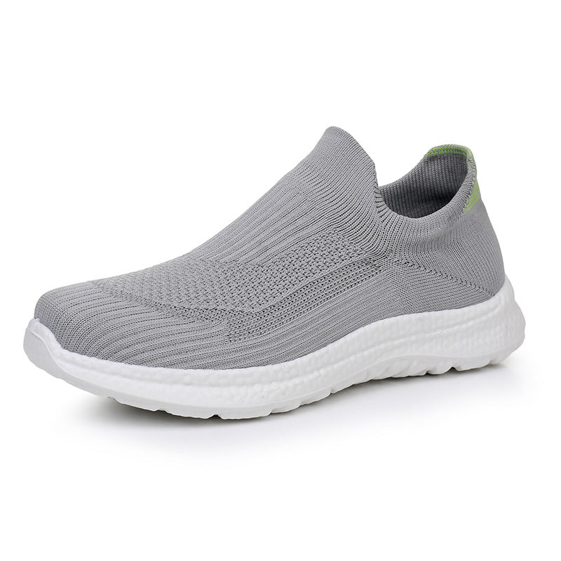 Damen Sportliche Slip-On Sneakers mit atmungsaktivem Obermaterial und weichem Fußbett EB