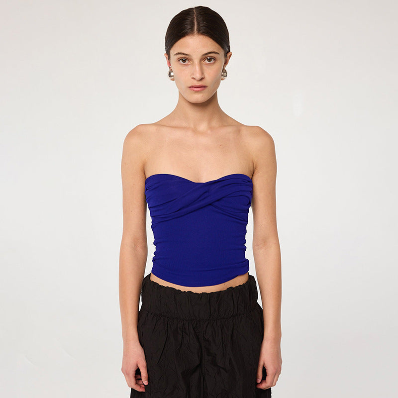 Damen Bandeau-Crop-Top EB