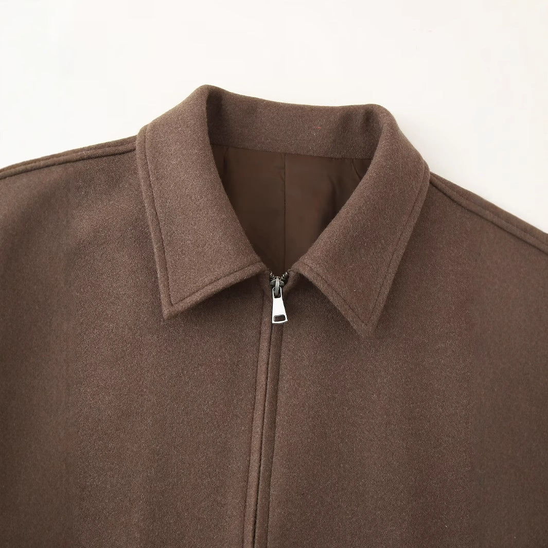 Damen Übergangsjacke mit Stehkragen und modernem Reißverschluss EB