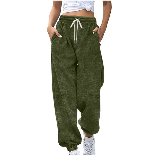 Damen bequeme Loungewear-Hosen EB