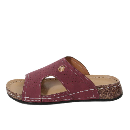 Damen Komfortable Clogs mit offenem Design EB