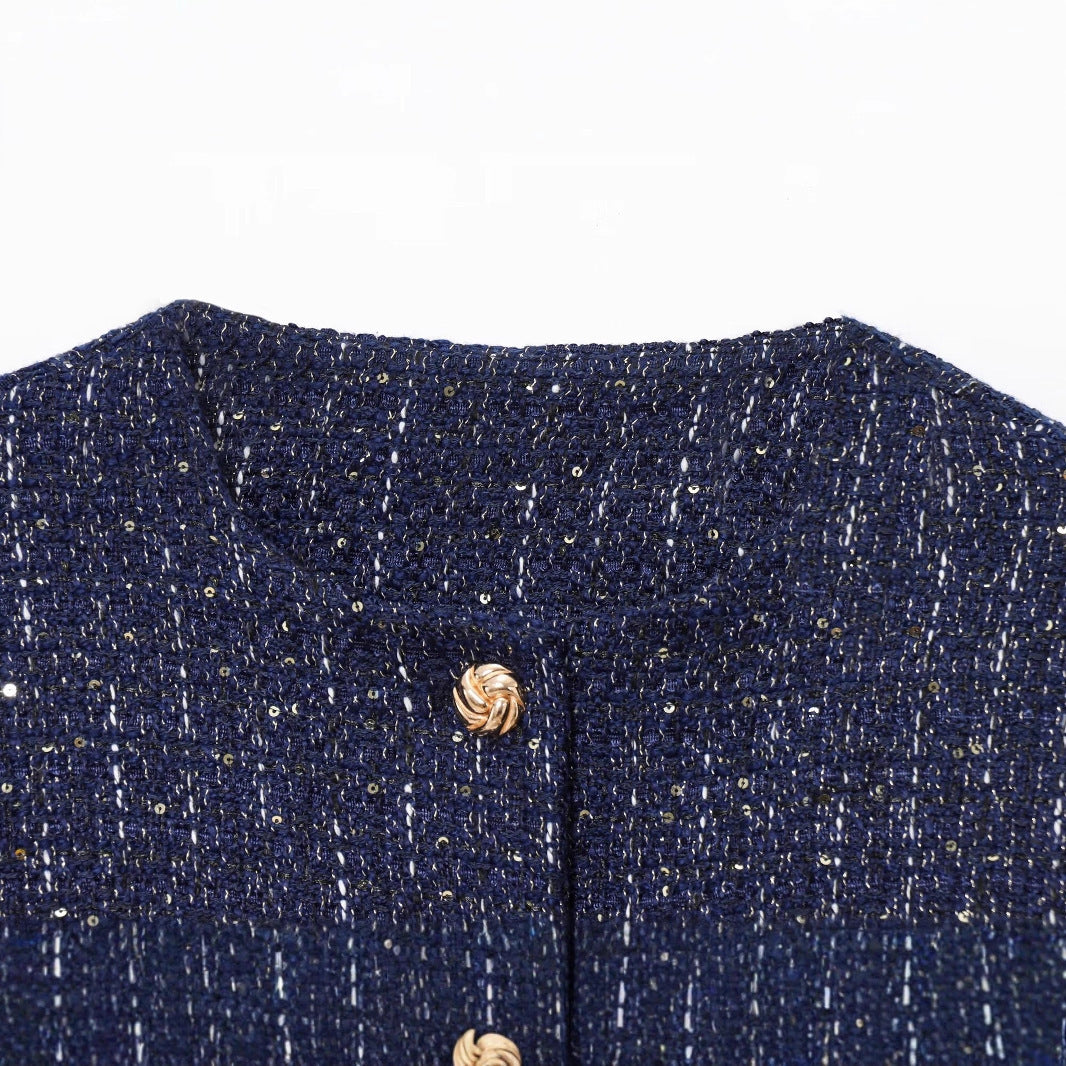 Damen trendige tweed Jacke EB