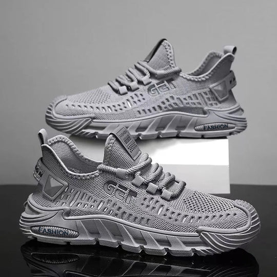 Damen Leichte Mesh-Sneaker mit dämpfender Laufsohle und modernem Design EB