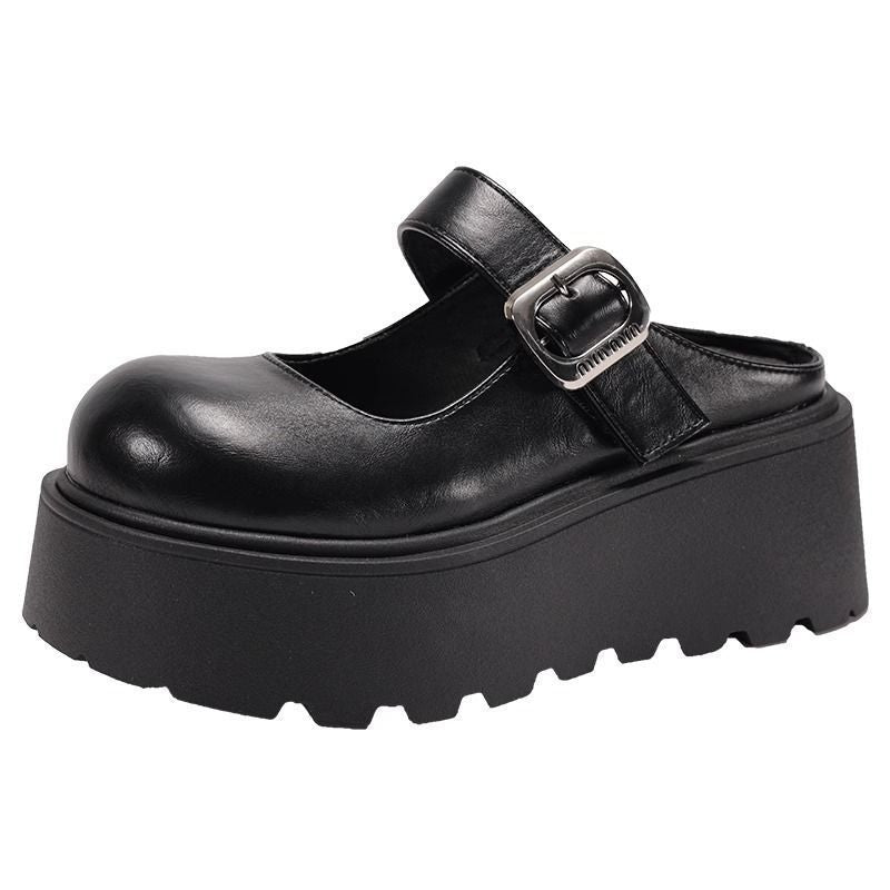 Damen modische Plateau-Sandalen mit verstellbarem Riemen EB