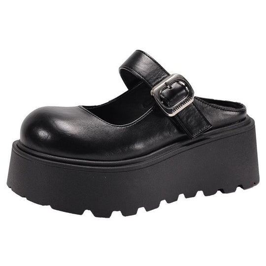 Damen modische Plateau-Sandalen mit verstellbarem Riemen EB