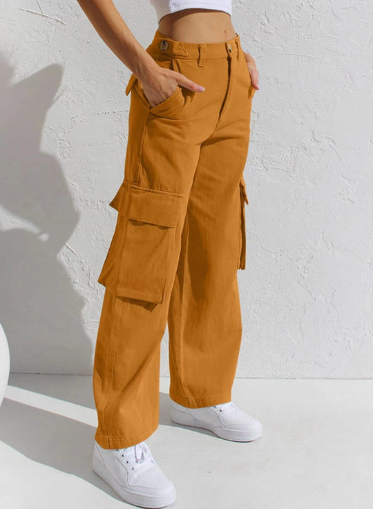 Damen Utility-Hose im Cargo-Stil EB
