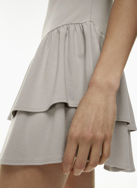 Damen lässiges Volantkleid mit elegantem Schnitt EB