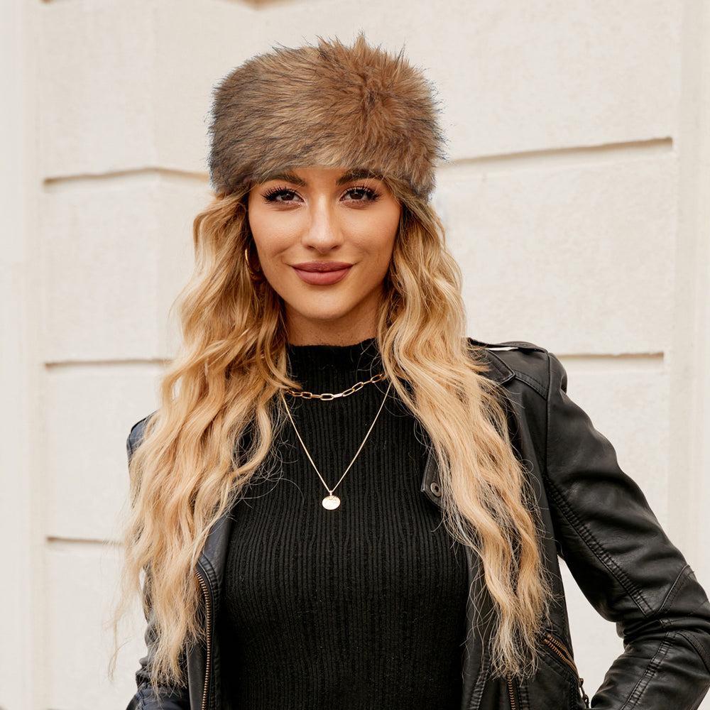 Damen Kuscheliger Fleece-Hut mit modischem Design EB
