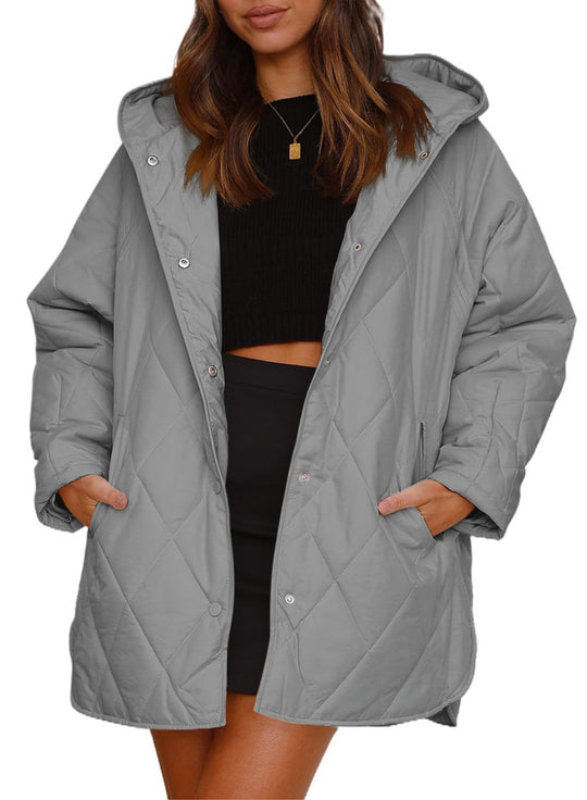 EB | Gepolsterte Jacke mit Klassischem Druck