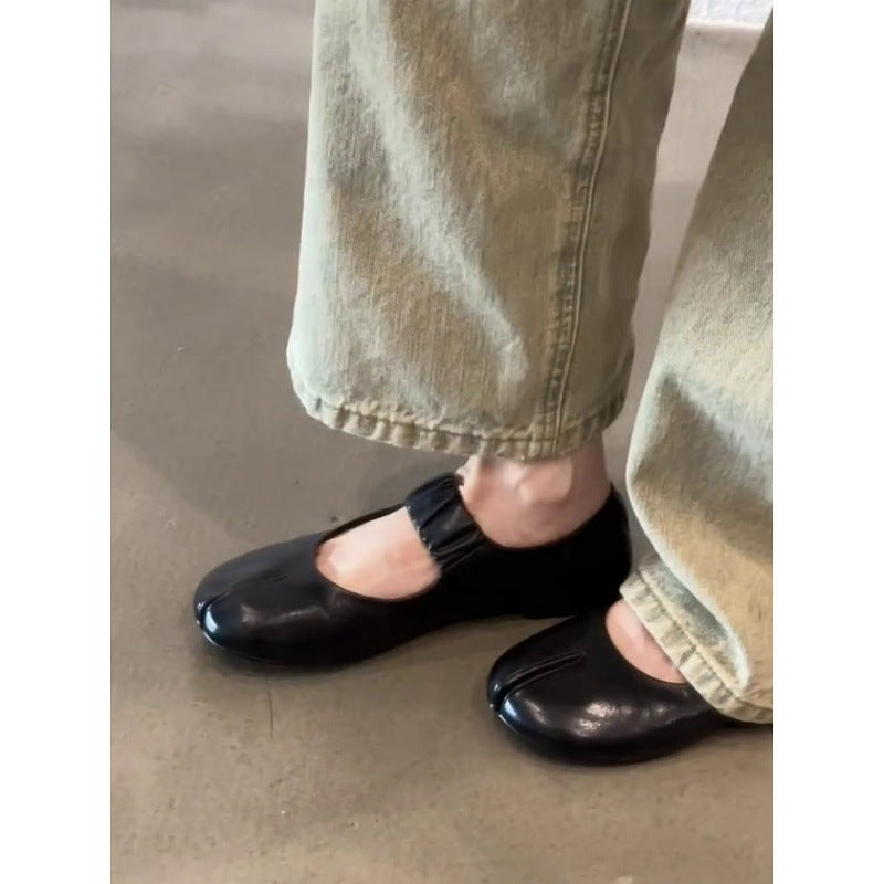 Damen Mokassins mit raffiniertem Design und elastischem Riemen EB