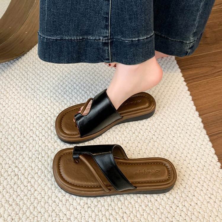 Damen bequeme Badesandaletten mit flexiblem Fußbett EB