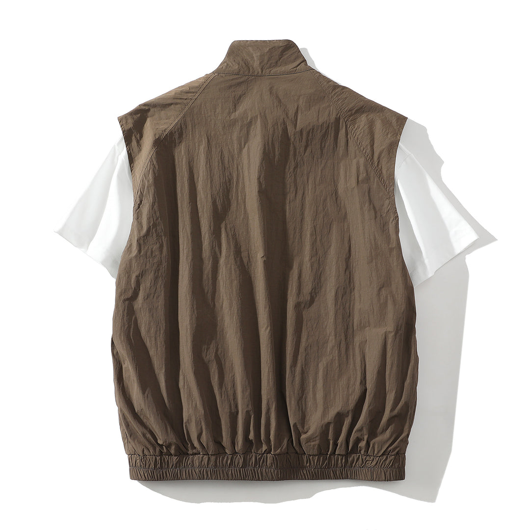 Herren trendige ärmellose Jacke mit modernem Design EB