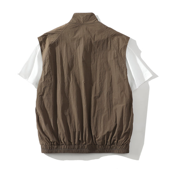Herren trendige ärmellose Jacke mit modernem Design EB