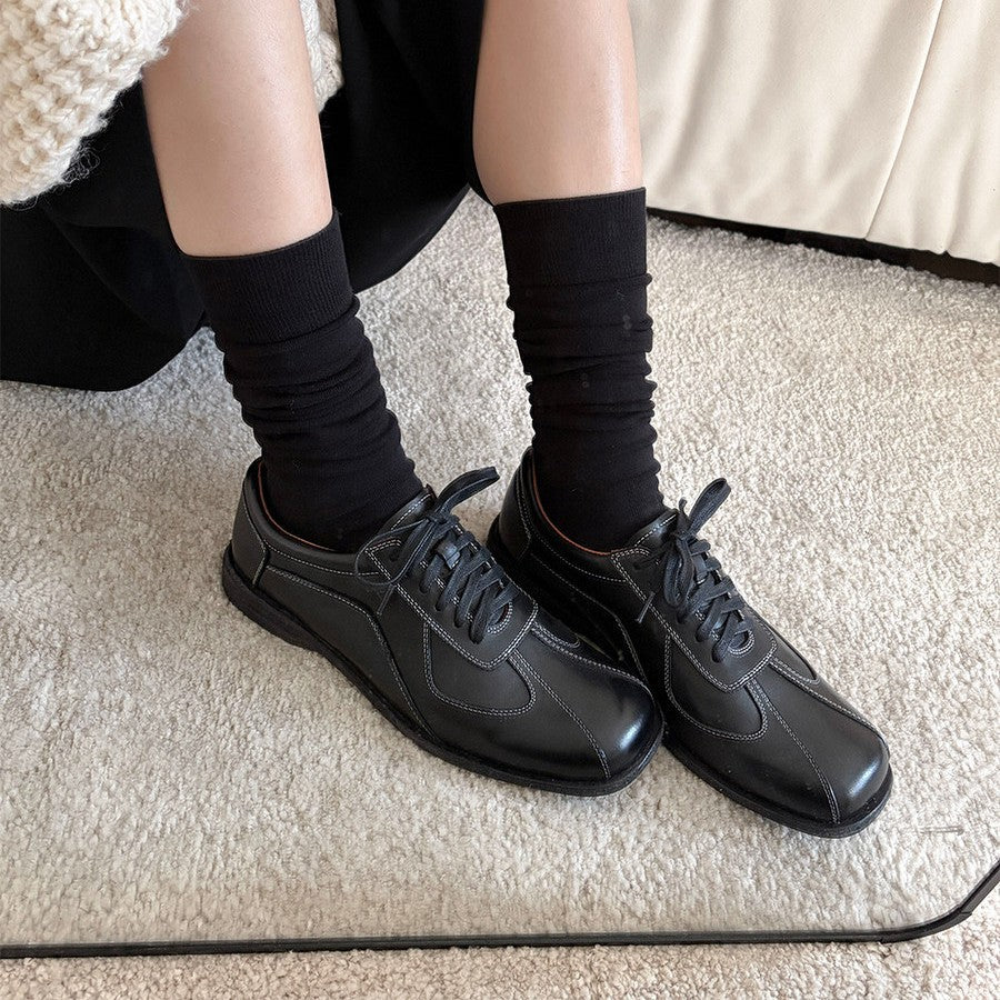 Damen Komfortable Schnürschuhe mit atmungsaktiver Innensohle und sportlichem Design EB
