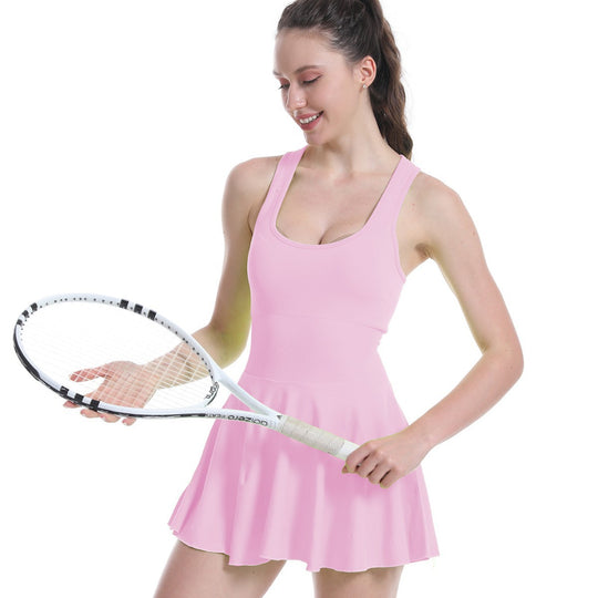 Damen Sportkleid mit integrierten Shorts EB