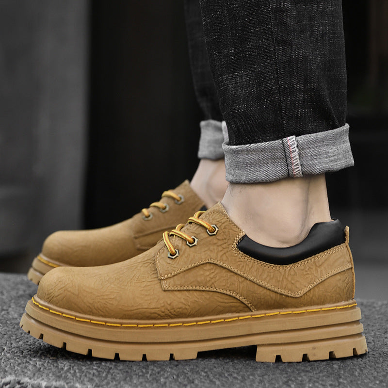 Herren Robuste Schnürschuhe mit rutschfester Gummisohle und atmungsaktivem Obermaterial EB