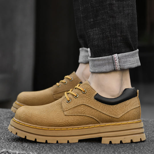 Herren Robuste Schnürschuhe mit rutschfester Gummisohle und atmungsaktivem Obermaterial EB