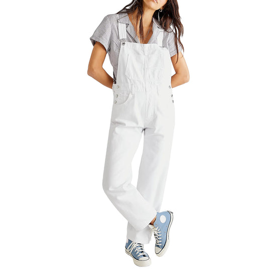 Damen Latzhose im lässigen Schnitt mit trendigen Details EB