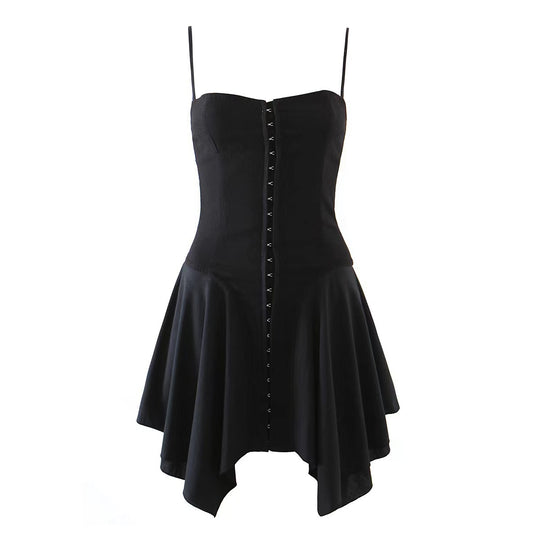 Damen Stylisches Trachtenkleid mit integriertem Zip-Design EB
