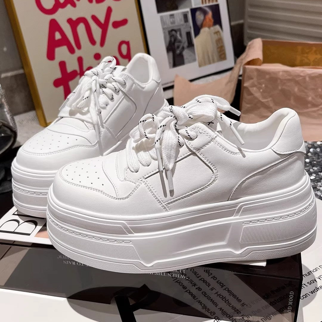 Damen Plateausneaker mit stylishem Design und atmungsaktivem Obermaterial EB