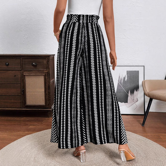 Damen Weit geschnittene elegante Sommerhose EB
