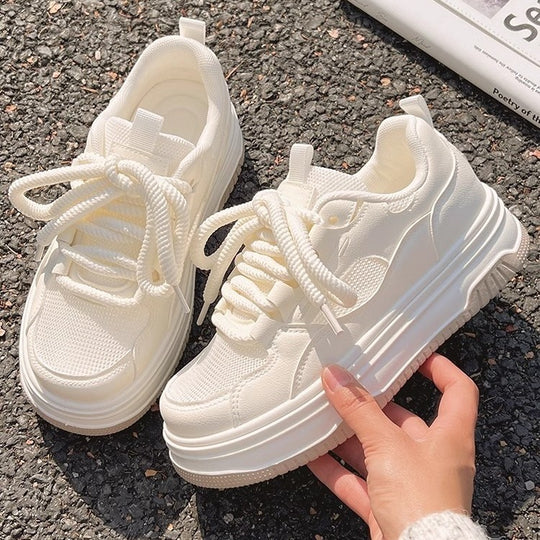 Damen Sportliche Chunky Sneakers mit weicher Dämpfung EB