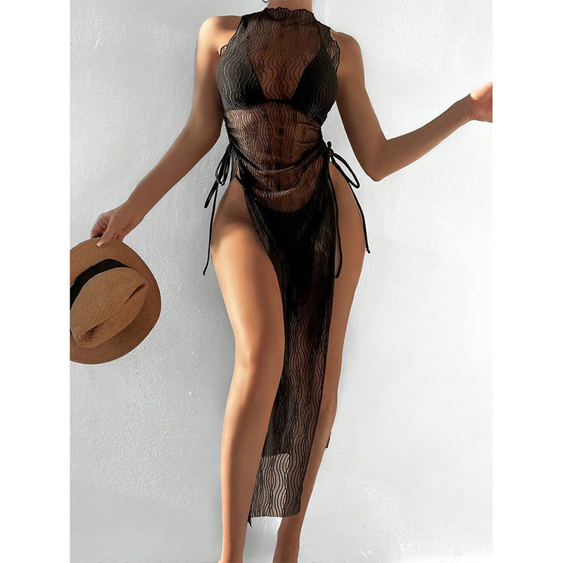 Damen Netzkleid mit Taillierungsoptionen EB