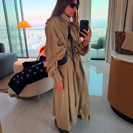 Damen Oversized Trenchcoat EB