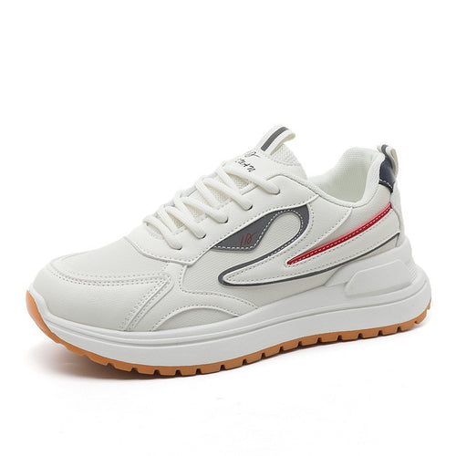 Damen sportliche Freizeitsneaker mit atmungsaktiver Mesh-Oberfläche und rutschfester Sohle EB