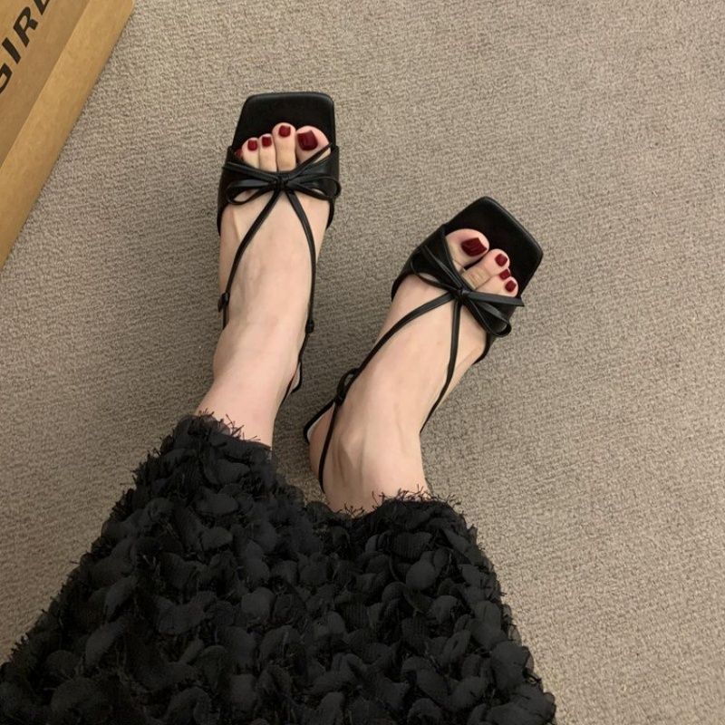 Damen Slingback Sandalen mit Punkten EB