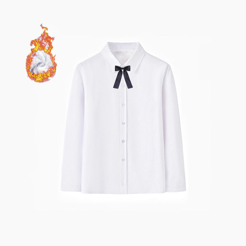 Damen Elegantes Langarmhemd mit weicher Innenseite EB