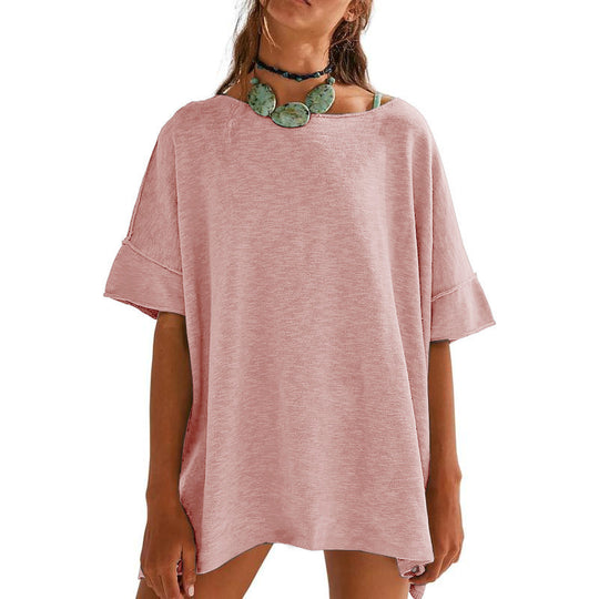 Damen Oversized Relaxed Fit T-Shirt EB