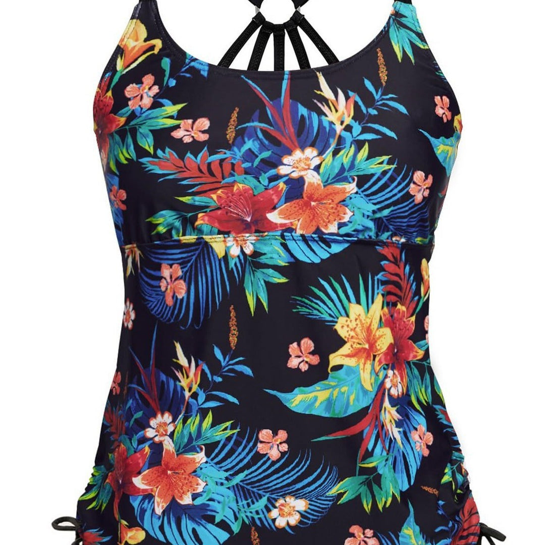 Damen Sportlicher Tankini mit racerback Design EB