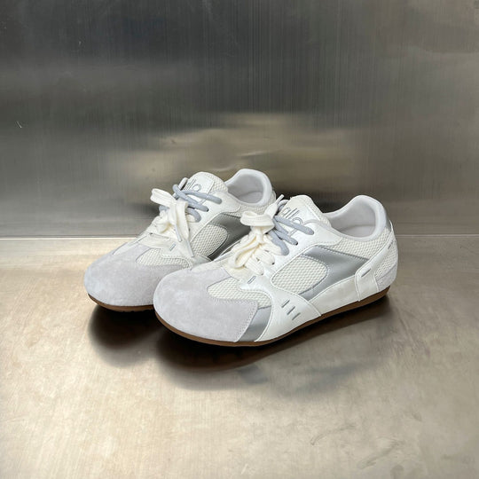 Damen Sportliche Freizeitschuhe mit atmungsaktiver Mesh-Oberfläche und hochwertigem Wildleder EB