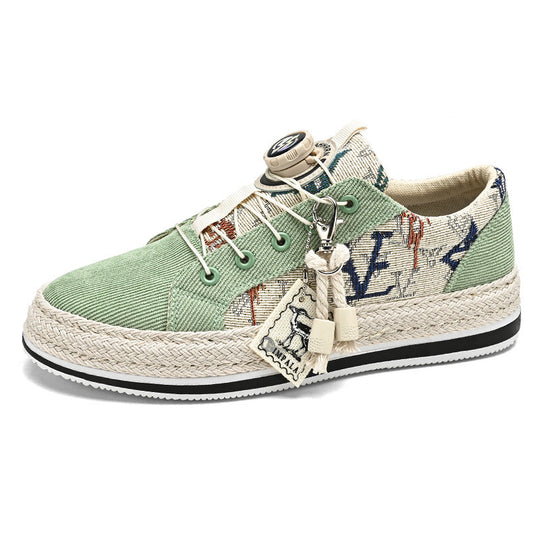 Damen modische Canvas Sneakers mit einzigartigem Design und Komfort EB