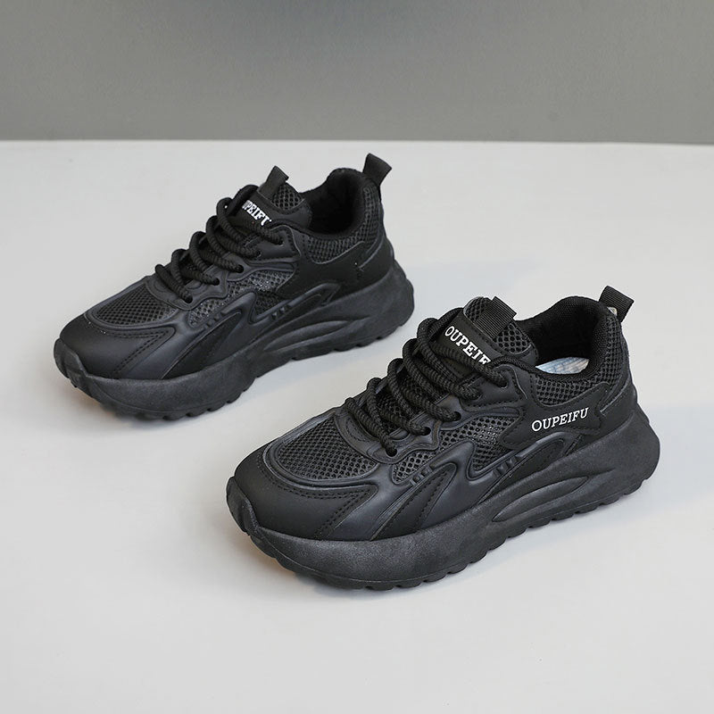 Damen moderne Sneaker mit atmungsaktiver Mesh-Oberfläche und dämpfender Sohle EB