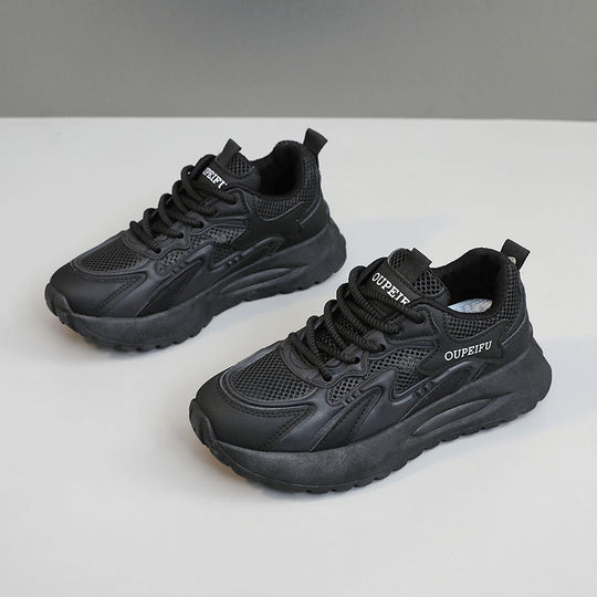 Damen moderne Sneaker mit atmungsaktiver Mesh-Oberfläche und dämpfender Sohle EB
