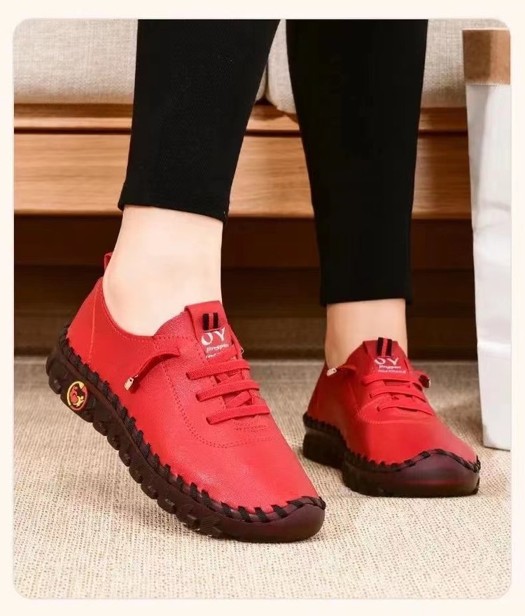 Damen Bequeme und stilvolle Freizeit-Schuhe mit elastischem Schnürsystem EB