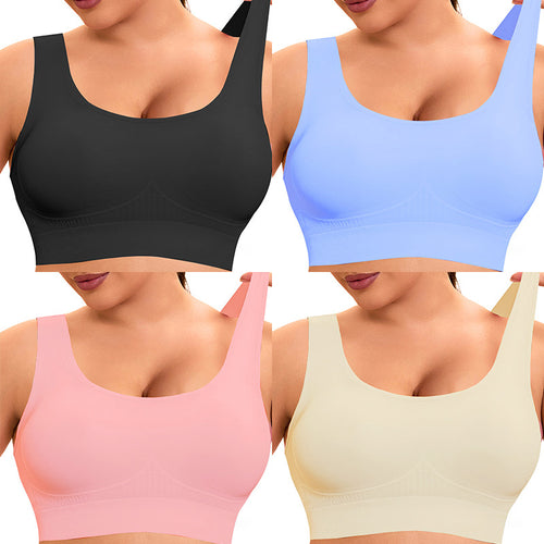 Damen Komfort-BH mit nahtlosem Design und stützendem Unterbrustband EB
