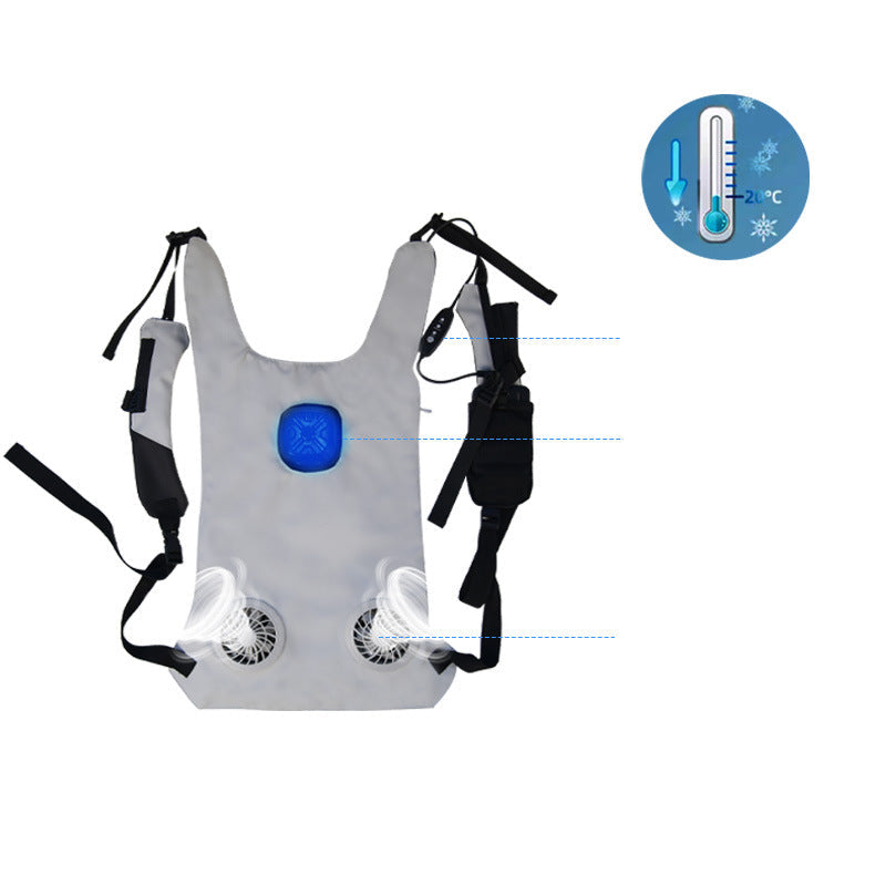 Unisex nan leichte Kühlweste mit integrierten Ventilatoren und USB-Anschluss EB