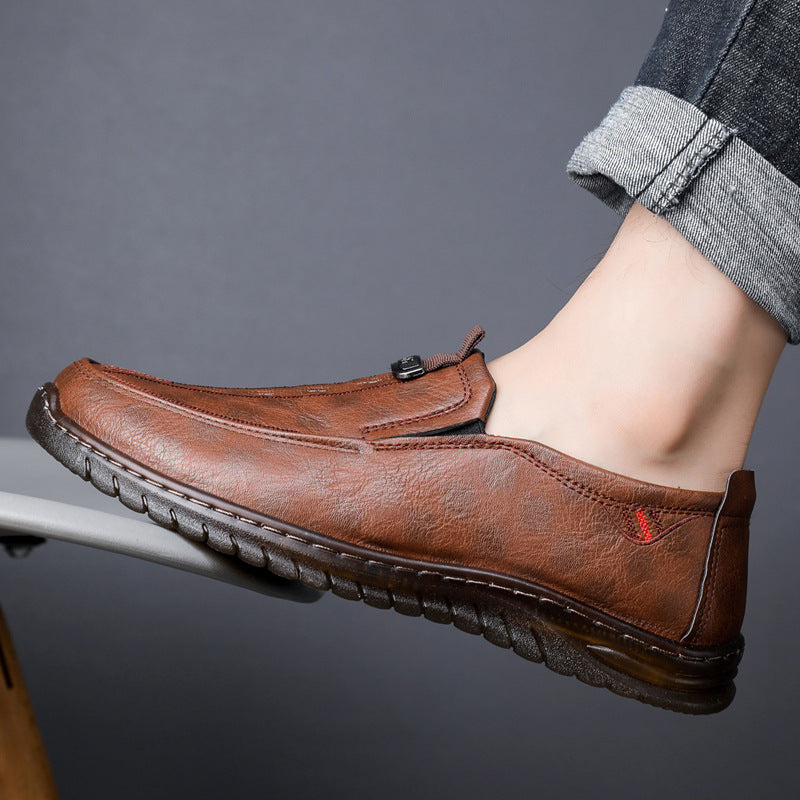 Damen elegante und bequeme Slipper aus Leder EB