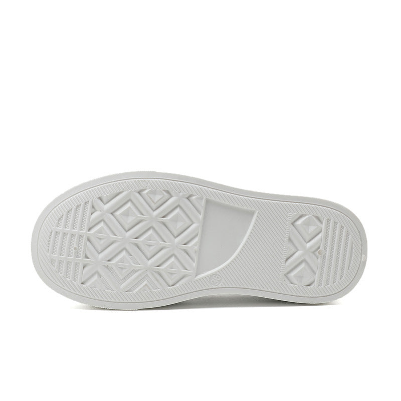 Damen Plateau-Sneaker mit modischem Textil-Obermaterial und rutschfester Sohle EB
