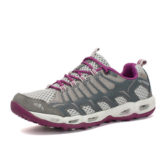 Damen Atmungsaktive Trailrunning-Schuhe mit rutschfester Sohle EB