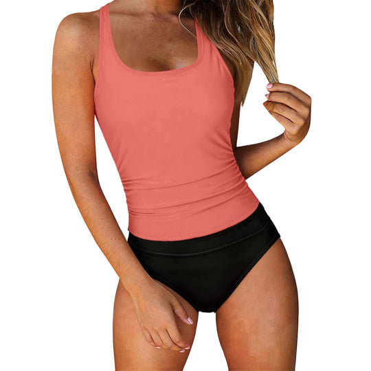Damen Bikiniset mit floralem Oberteil und klassischem Unterteil EB
