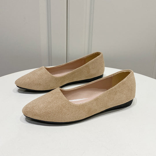 Damen Spitzen Ballerinas mit bequemer Sohle und eleganter Textur EB