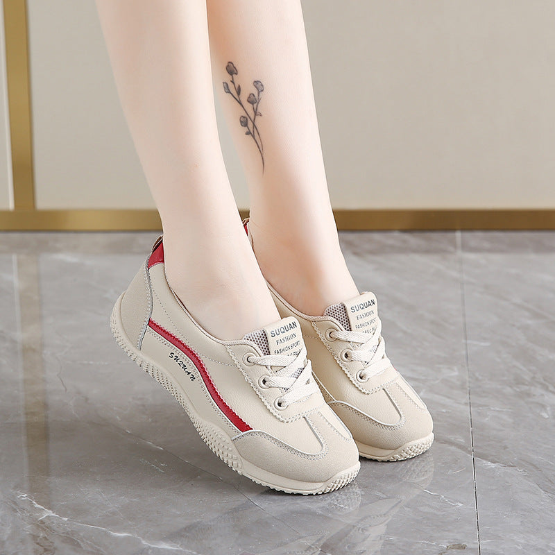 Damen sportliche Sneakers mit atmungsaktivem Obermaterial und flexiblem Sohlenprofil EB